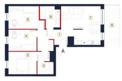 mieszkania na sprzedaż rzeszów - karta mieszkania a74